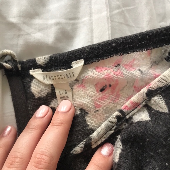 Aeropostale Flower Backless Shirt/Dress - Picture 5 of 5